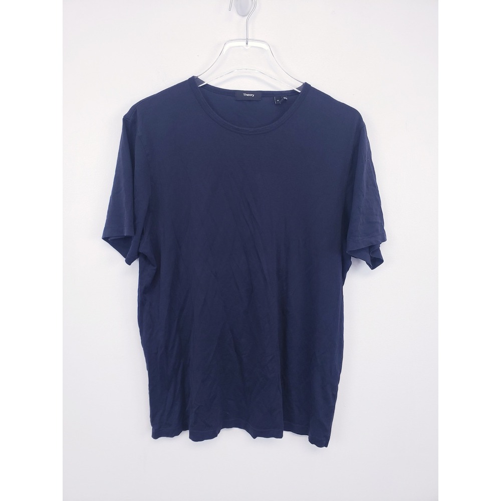 Theory Precise Tee Luxe Cotton Jersey Short Sleeve T-Shirt Black Mens Medium